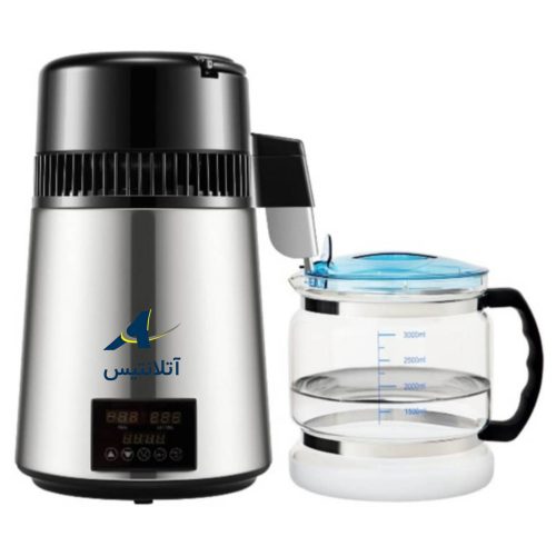 دستگاه تقطیر(عرق گیر/گلاب گیر) برقی خانگی خارجی استیل پلاس برند آتلانتیس مدل AT-104