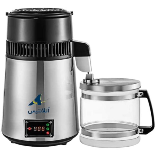 دستگاه تقطیر(عرق گیر/گلاب گیر) برقی خانگی خارجی استیل اتوماتیک برند آتلانتیس مدل AT-103(لنسرجت)