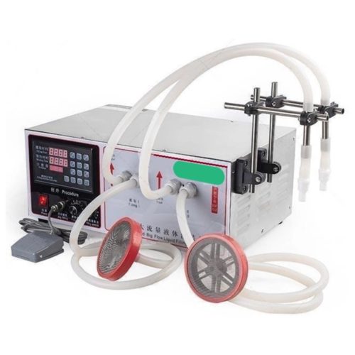 دستگاه پر کن دیجیتال دنده ای دو نازله مایعات رقیق 5 الی 3500 گرم خارجی مدل AT-464